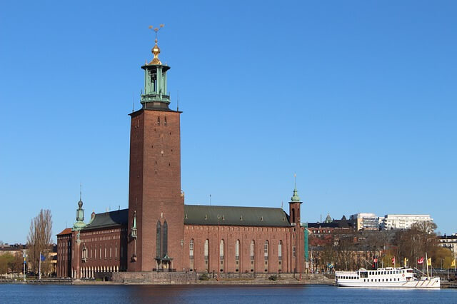 ratusz miejski w Sztokholmie