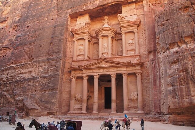 Zabytkowa Petra w Jordanii
