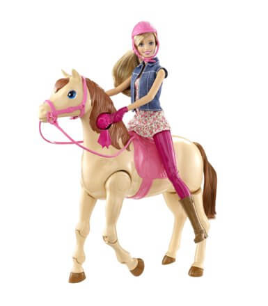 Barbie dżokejka z konikiem